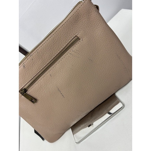 Valentina Fiore Woven Leather Clutch Crossbody Wristlet Adjustable Strap - Picture 7 of 16